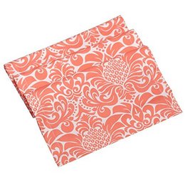 Hen House Linens - Hen House Linens Gracious Persimmon 100% Cotton Table Runner, 14 x 70 Inch