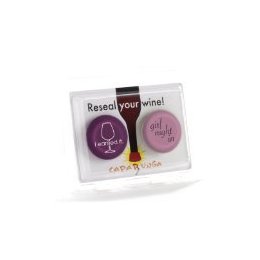 The Reusable Silicone Wine Stopper by Capabunga- I Earned It/Girl Night In