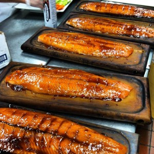 Glazed cider plank