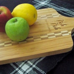 Disj Dish cutting board side with fruit