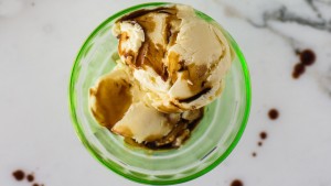 Olive Oil Ice Cream overhead